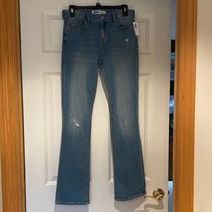NWT Old Navy Boot Cut Distressed Jeans